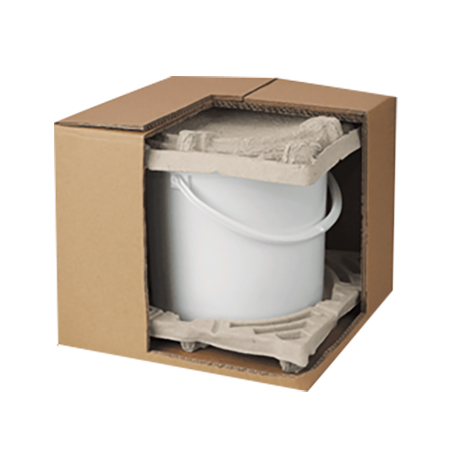 Verpackung für Farbeimer und Dosen – FAB Faserguss