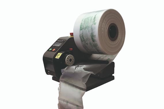 30 m aufgeblasene Luftpolsterbeutel in der Minute