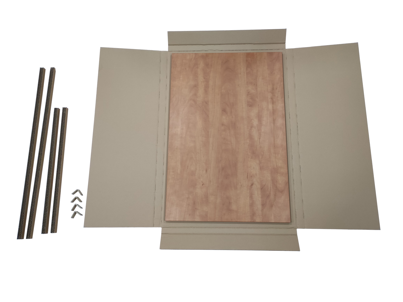 Verpackung für Tischplatten nach Maß