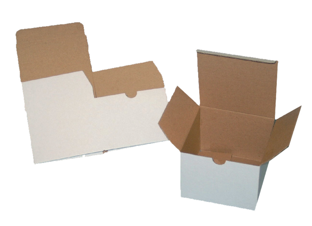 Klappschachteln platzsparend geliefert/lagerbar - schnell aufziehbar