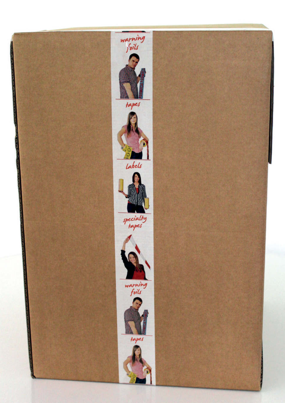 Werbung auf dem gesamten Versandweg mit bedruckten Klebebändern