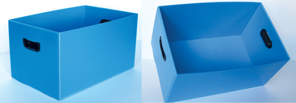 Lagerboxen aus Kunststoffwellpappe