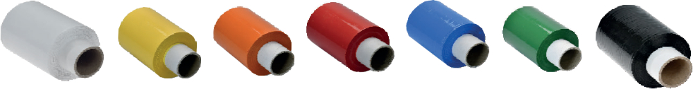 Ministretchfolie/Bündelstretchfolie in vielen verschiedenen Farben