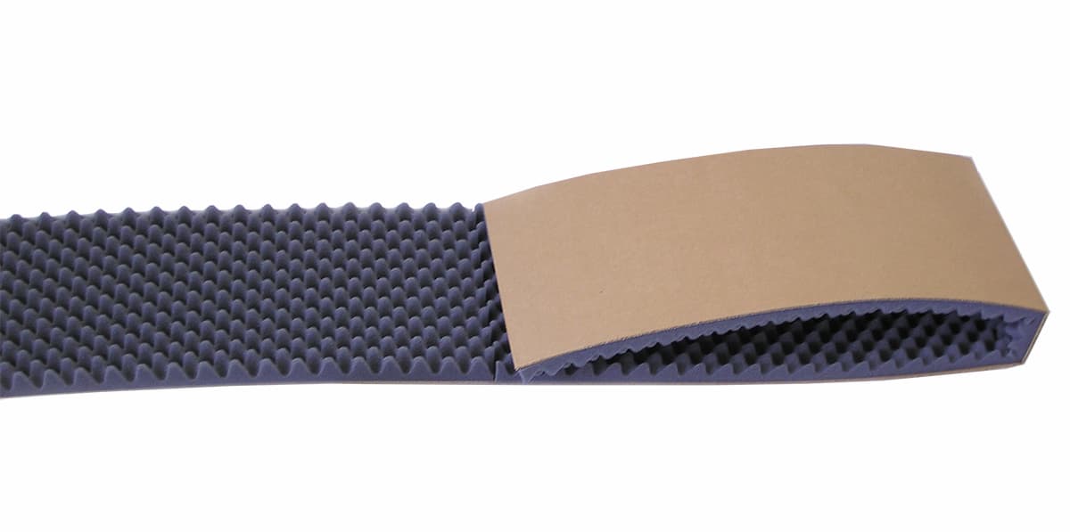 Schaumschiebeschachtel Noppenschaum offen
