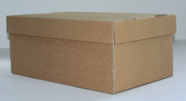 Regalschütte mit geschlossenem Deckel