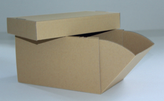 Flexibler Regalkarton