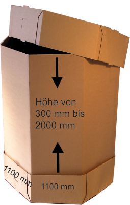 Behälter für Schüttgut in vielen verschiedenen Größen