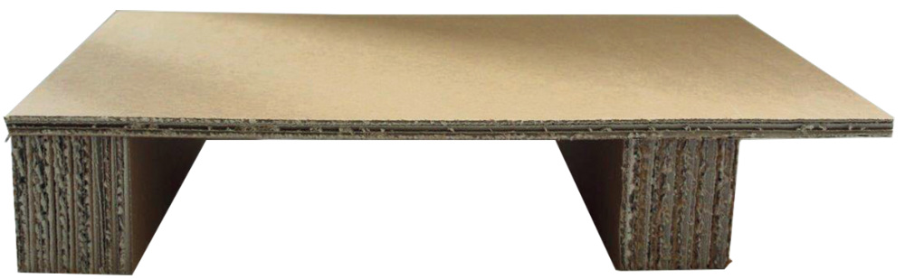 Wellpapp-Paletten mit gefüllten Füße WPAL 600 x 400mm - Artikel-Nr.: 6600533